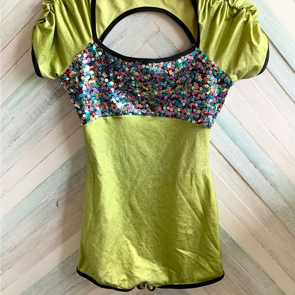 Custom made dance wear.  Spandex one piece - Picture 5 of 5